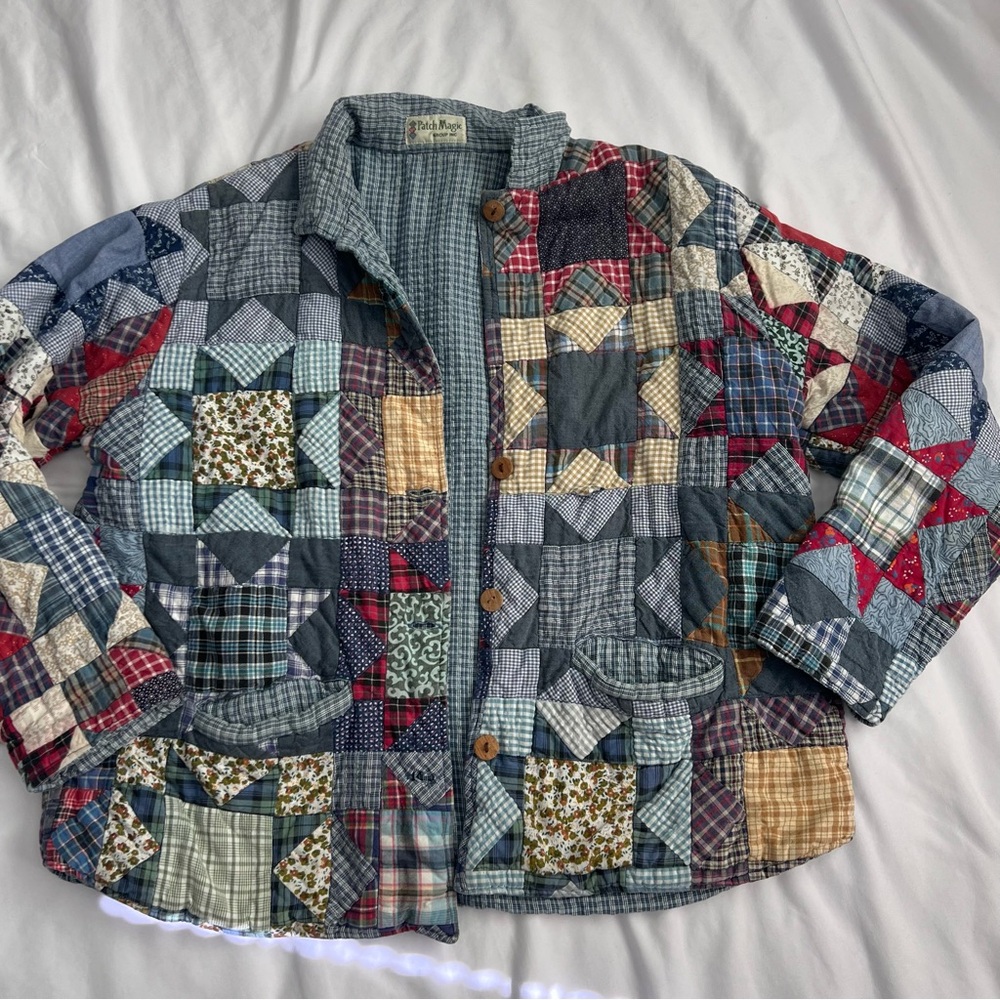Patchwork Quilted Women's Jacket - image 1